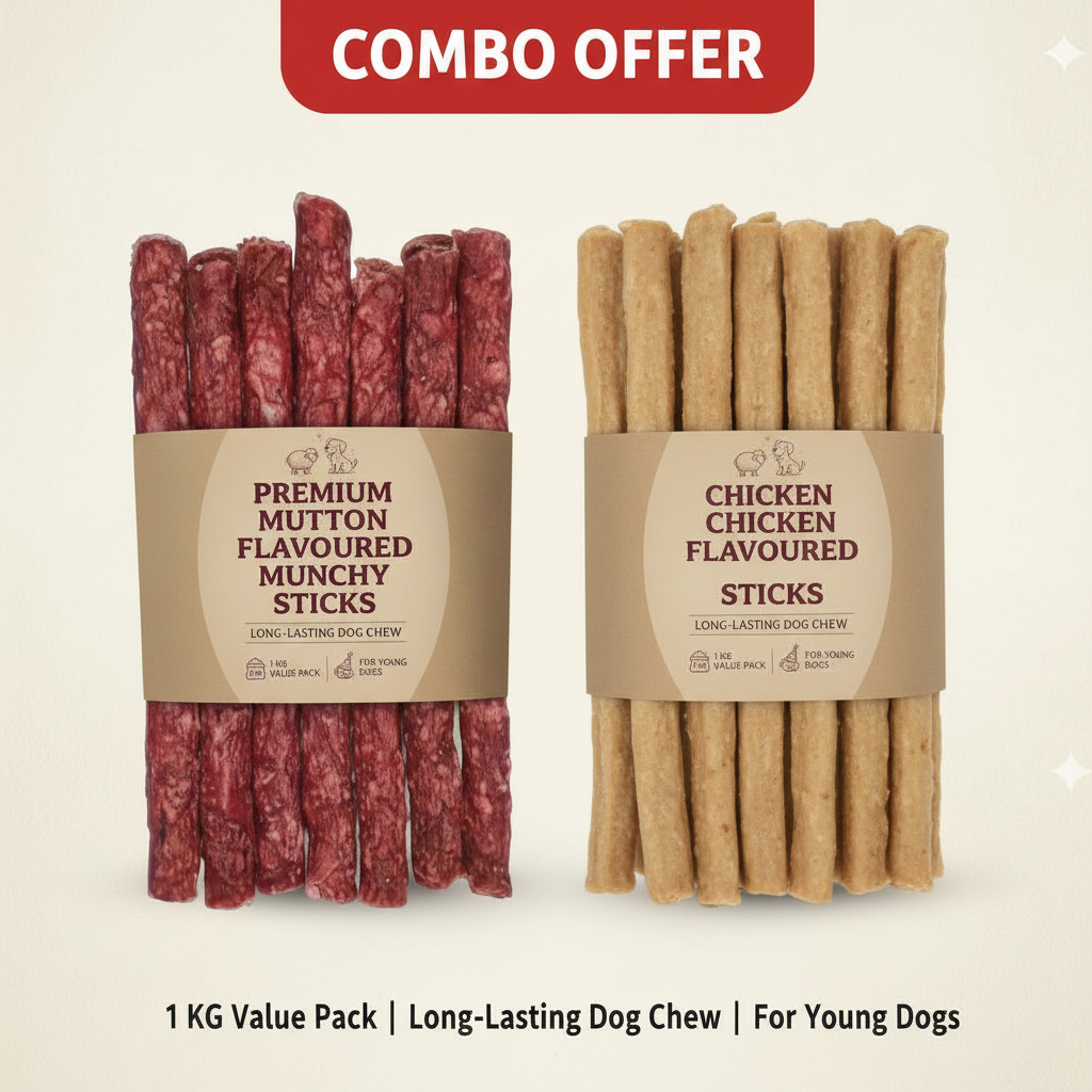 Premium Flavored Munchy Chew Sticks