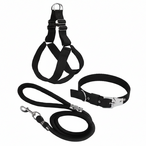 3-in-1 Comfort Dog Harness, Collar, and Leash Set
