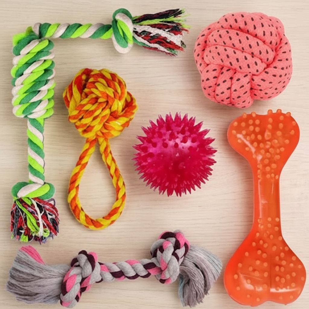 6-Piece Dog Chew Toy