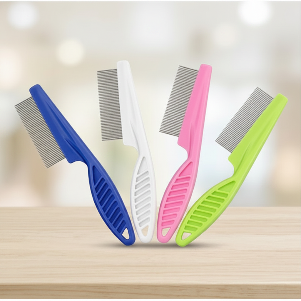 Professional Fine-Tooth Pet Grooming Comb