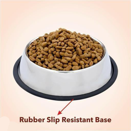 Premium Stainless Steel Anti-Skid Pet Bowl