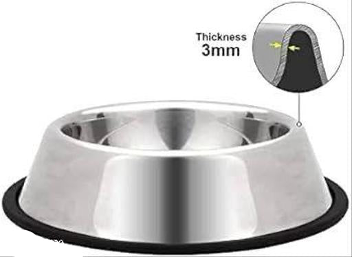 Premium Stainless Steel Anti-Skid Pet Bowl