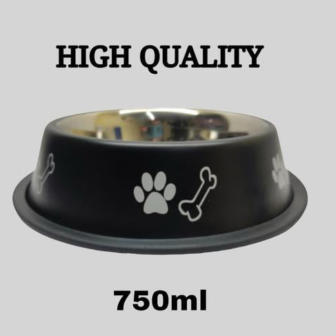 Printed Stainless Steel Anti-Skid Pet Bowl