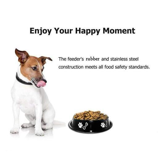 Printed Stainless Steel Anti-Skid Pet Bowl