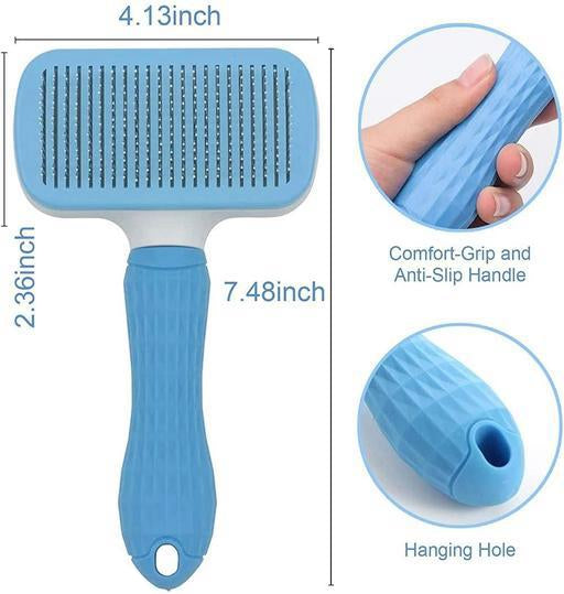 Self-Cleaning Slicker Brush