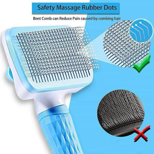 Self-Cleaning Slicker Brush