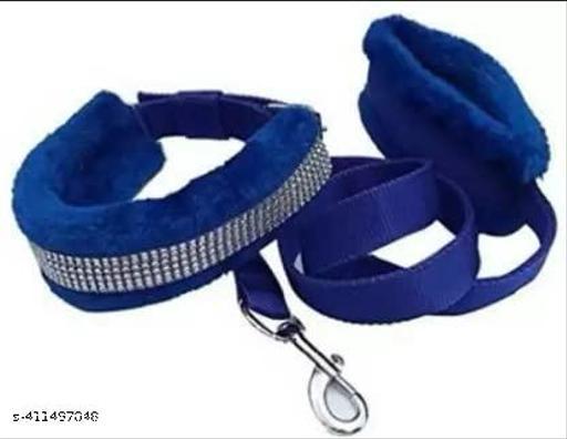 Ultra-Comfort Padded Plush Dog Harness & Leash Set