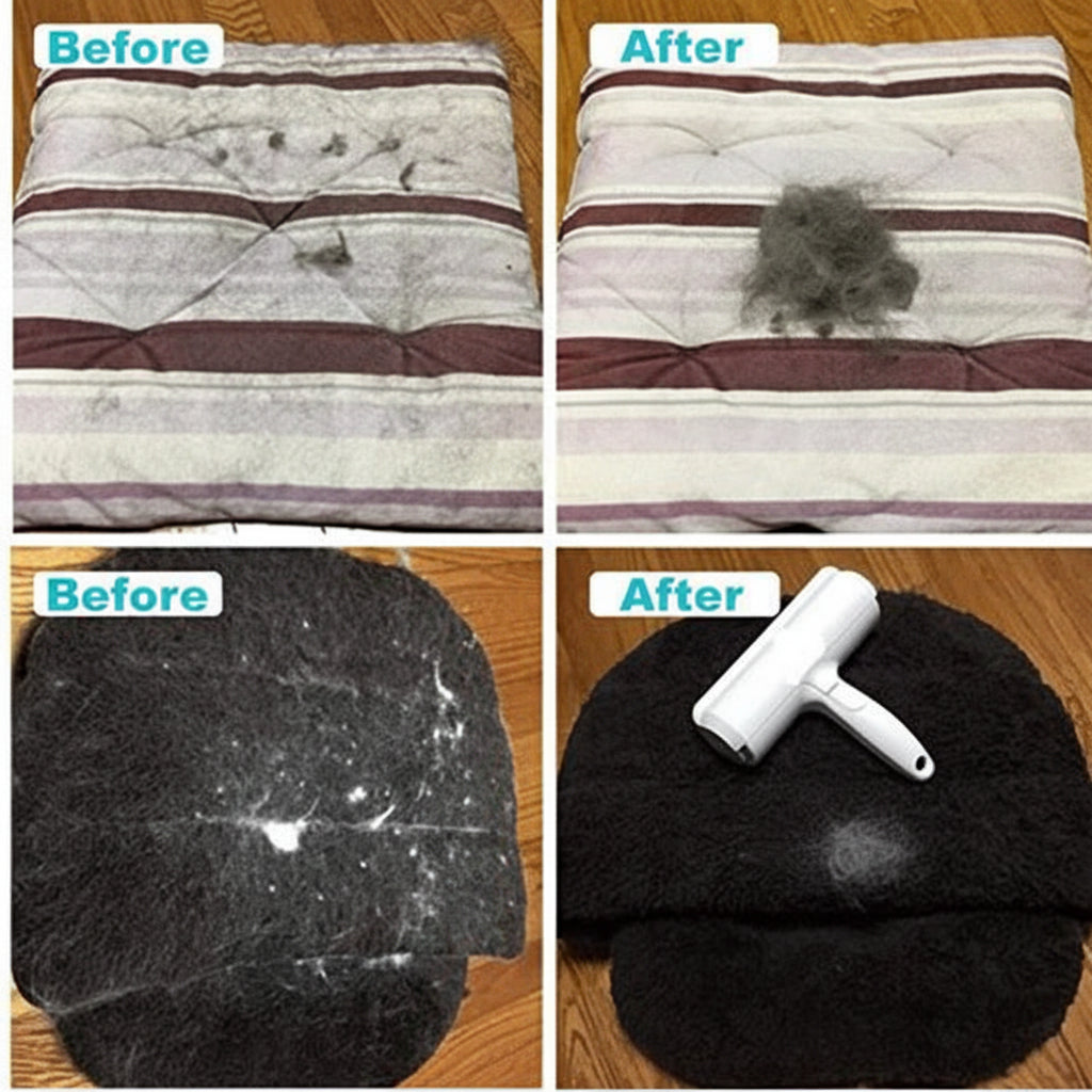 Reusable Pet Hair Remover Roller - Fur Cleaning Brush