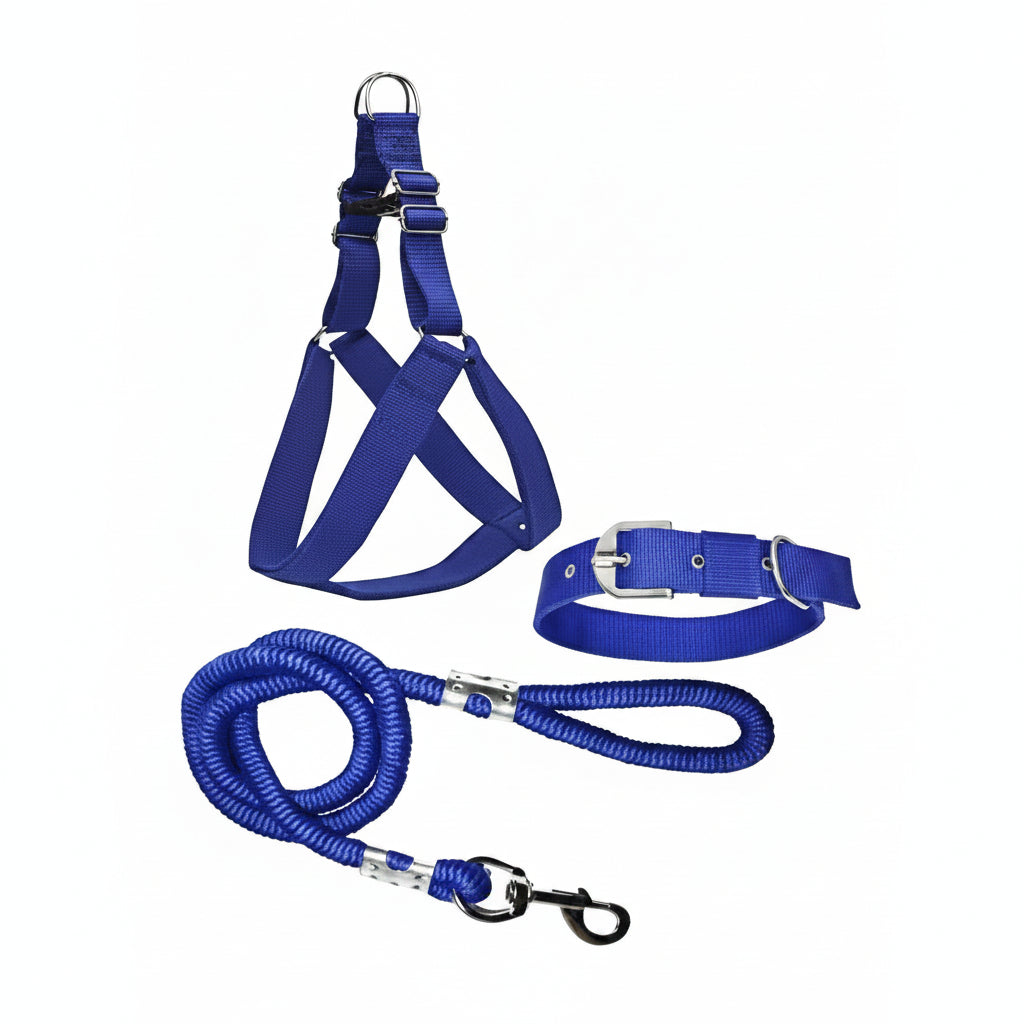 3-in-1 Comfort Dog Harness, Collar, and Leash Set
