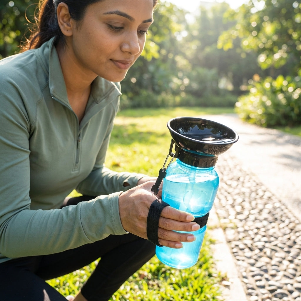 Portable Squeezer Water Bottle