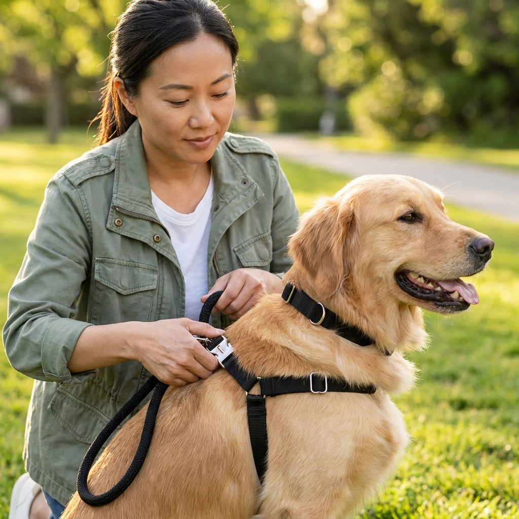 3-in-1 Comfort Dog Harness, Collar, and Leash Set
